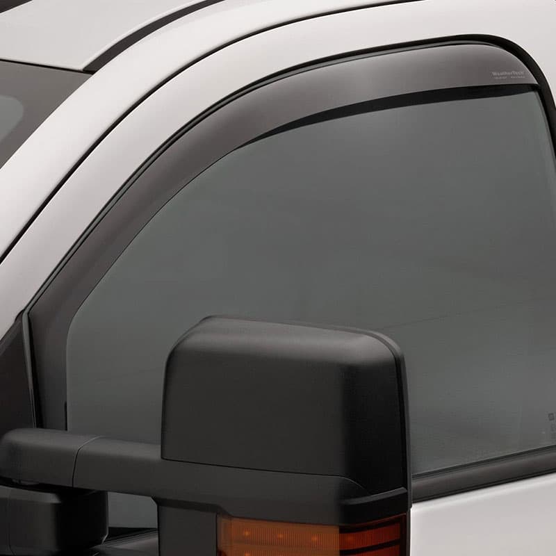 WeatherTech Side Window Deflectors (Regular Cab) - Silverado/Sierra ( 2014 - 2018 )