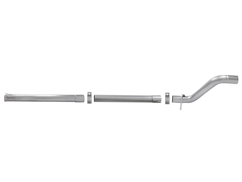 aFe MACH Force-Xp 2-1/2&quot; 409 Stainless Steel Mid-Pipe With Resonator Delete -  Jeep Wrangler JL V6-3.6L (2018-2022)