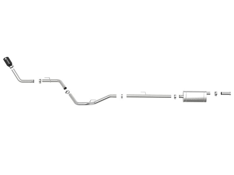 aFe Power Apollo GT Series 2-1/2&quot; 409 Stainless Steel Cat-Back Exhaust System - Jeep Gladiator JT V6-3.6L (2020-2022)