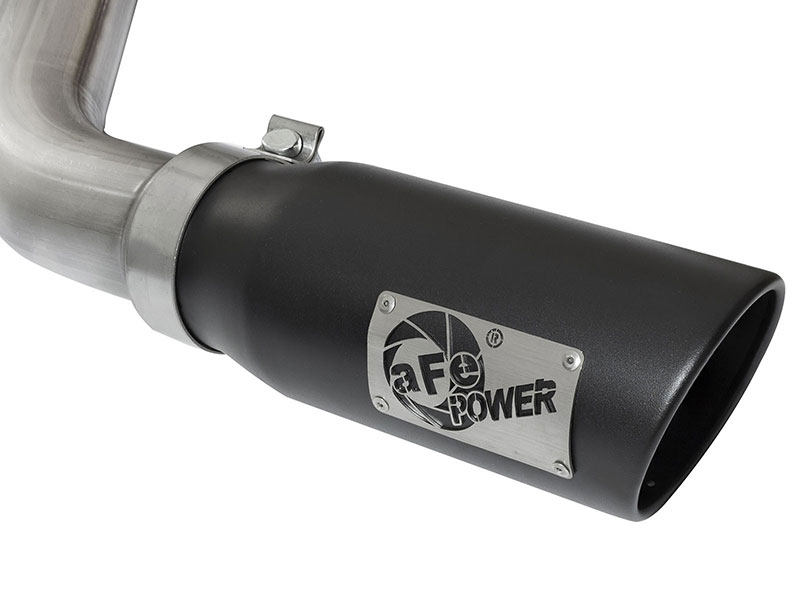 aFe Power MACH Force-Xp 3&quot; 409 Stainless Steel Cat-Back Exhaust System w/Black Tips ( Dual Side Exit ) - Silverado/Sierra ( 2009 - 2018 )