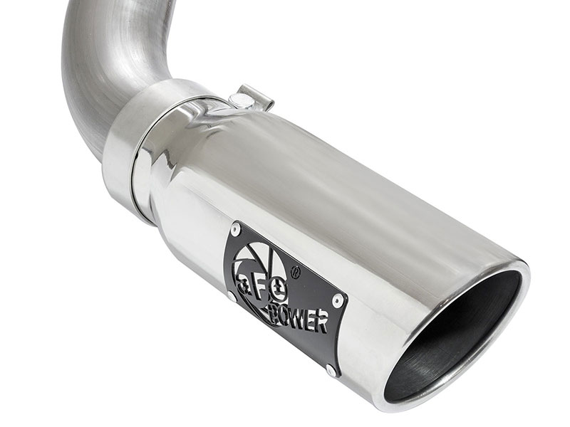 aFe Power MACH Force-Xp 3&quot; 409 Stainless Steel Cat-Back Exhaust System w/Polished Tips ( Single Side Exit ) - Silverado/Sierra ( 2009 - 2018 )