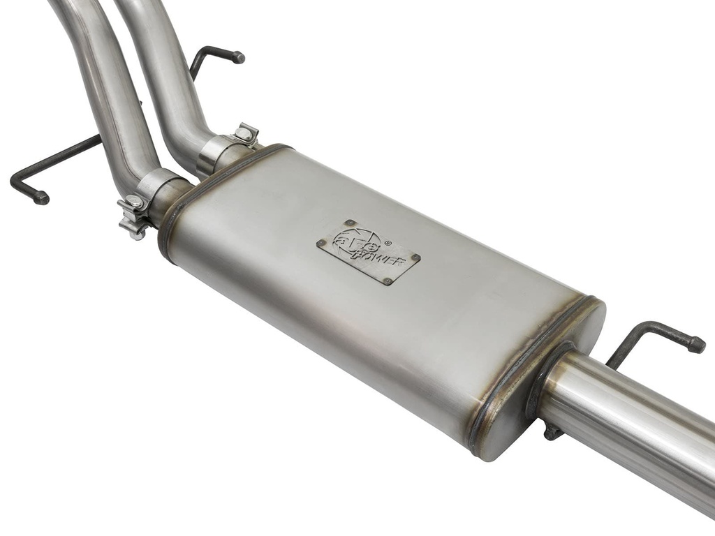aFe Power MACH Force-Xp 3&quot; to 2-1/2&quot; Stainless Steel Cat-Back Exhaust System ( Dual Side Exit ) - Toyota FJ Cruiser V6-4.0L ( 2007 - 2018 )