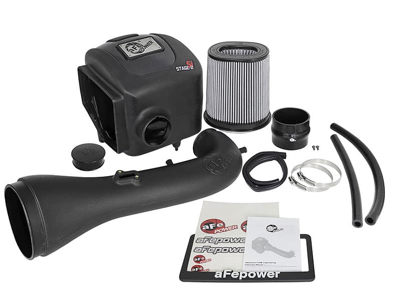 aFe Power Magnum FORCE Stage-2 Si Cold Air Intake System w/Pro DRY S Filter - GM Silverado/Sierra 1500 V8-5.3L/6.2L ( 2014 - 2018 )