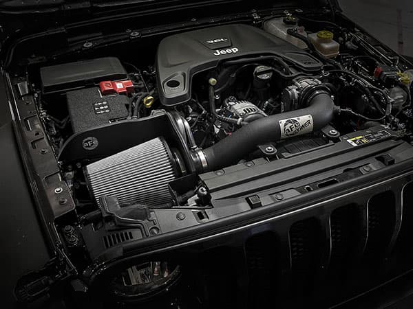aFe Power Magnum FORCE Stage-2 XP Cold Air Intake System - Black w/Pro DRY S Filter Media - Jeep Wrangler JL V6-3.6L (2018-2022) / Gladiator JT (2020-2022)