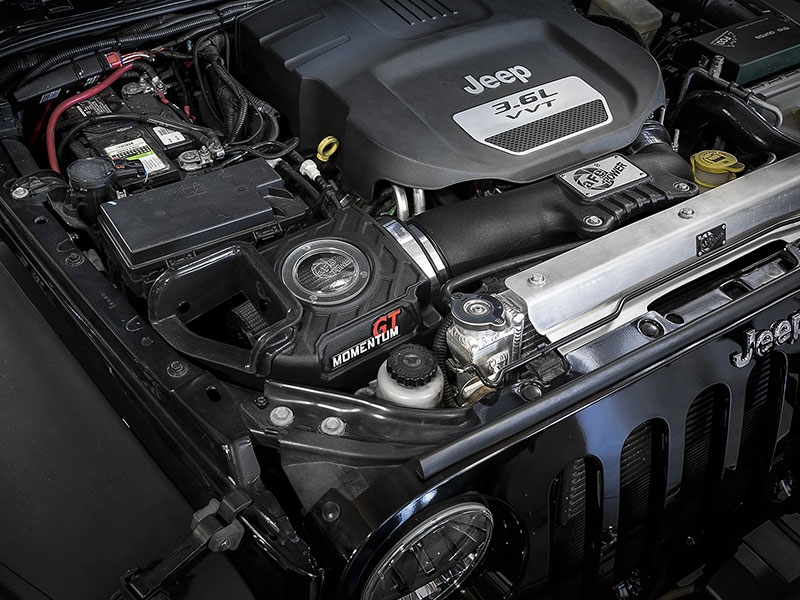 aFe Power Momentum GT Pro DRY S Cold Air Intake System - Jeep Wrangler JK V6-3.6L ( 2012 - 2018 )