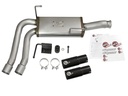 aFe Power Rebel Series ( 3&quot; to 2.5&quot; ) 409 Stainless Steel Cat-Back Exhaust System w/Black Tips ( Passenger side exit ) - Silverado/Sierra (Regular Cab) ( 2009 - 2018 )