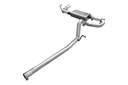 aFe Power Scorpion 2.5&quot; Cat-Back Aluminized Exhaust System with Polished Tips - Jeep Wrangler JK 2-Door V6-3.6L/3.8L