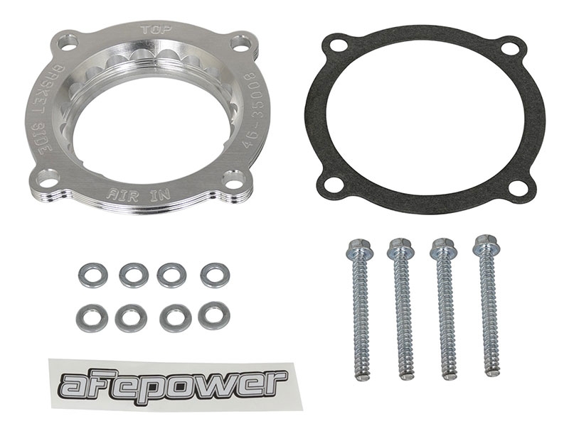 aFe Power Silver Bullet Throttle Body Spacer - Jeep Wrangler JL V6-3.6L (2018-2022) / Gladiator JT (2020-2022)