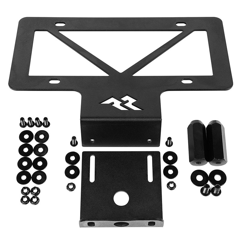 Rugged Ridge License Plate Relocation Bracket - Jeep Wrangler JL (2018-2022)