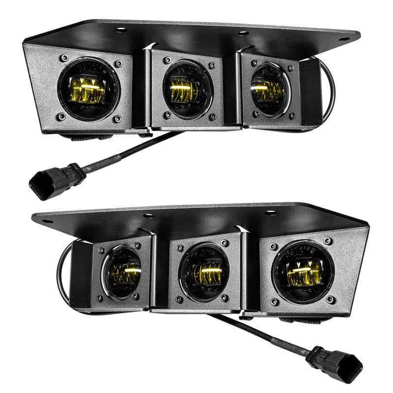 Oracle Lighting Triple LED Fog Light Kit (Yellow)- Ford Bronco (2021-2023)