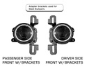 Oracle Lighting LED Fog Light Adapter Brackets -  Jeep Wrangler JK (2013-2018) / JL (2018-2023) / Gladiator JT (2020-2023)