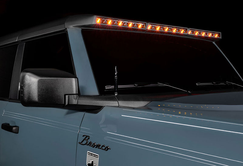 Oracle Lighting Integrated Windshield Roof LED Light Bar System - Ford Bronco (2021-2023)