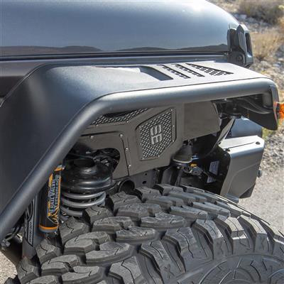 Smittybilt Front Aluminum Inner Fender Liners - Jeep Wrangler JL (2018-2023) / Gladiator JT (2020-2023)