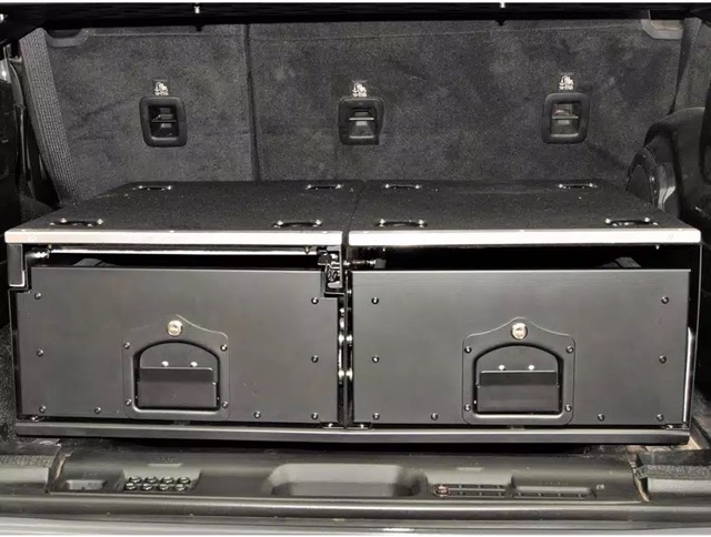 Rugged Ridge Cargo Storage Drawers - Jeep Wrangler Unlimited JL 4-Door ...