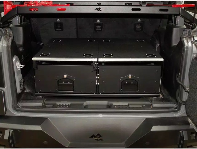 Rugged Ridge Cargo Storage Drawers - Jeep Wrangler Unlimited JL 4-Door ( 2018 - 2023 )