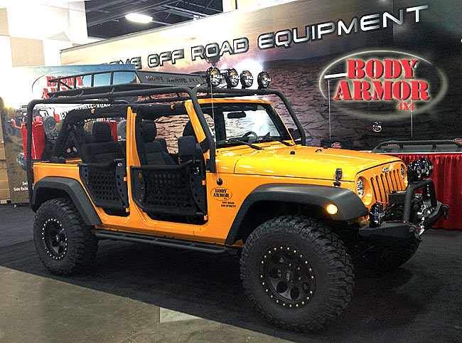 Body Armor Front Trail Doors - Jeep Wrangler JK