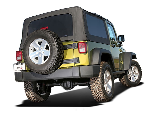 Borla (140644) &quot;Climber&quot; S-Type Cat-Back Exhaust System (Dual Left Rear Exit) - Jeep Wrangler JK 2-door ( 2012 - 2018 )