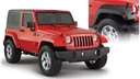 Bushwacker Factory Coverage 9.5&quot; Width Front Pocket Style Fender Flares - Jeep Wrangler JK