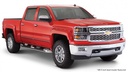 Bushwacker Pocket Style Fender Flare Set - Chevrolet Silverado (Standard and Long bed) ( 2014 - 2018 )