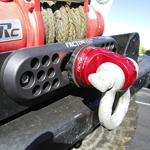 Factor 55 ProLink Loaded Winch Shackle Mount ( Red ) - Universal