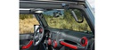 GraBars Front and Rear Grab Handles with Black Rubber Grips - Jeep Wrangler JK 4-Door