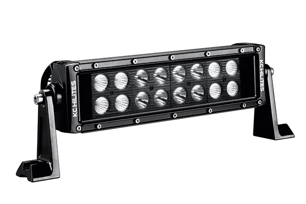 [334] KC HiLiTES C10 LED Light Bar with Harness Combo Beam
