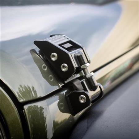 Rugged Ridge Aluminum Hood Catch set - Jeep Wrangler JK ( 2007 - 2018 )