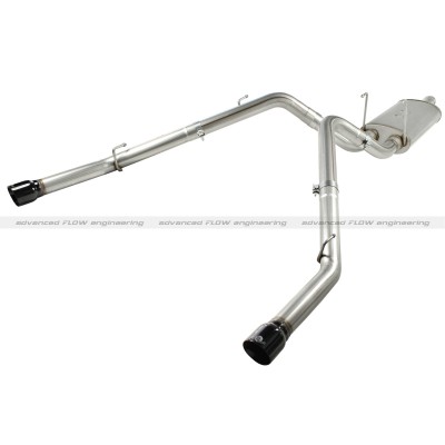 [49-42013-B] aFe Power MACH Force-Xp 3&quot; Cat-Back Stainless Steel Dual Exhaust System - Ram 1500 V8-5.7L ( 2009 - 2018 )