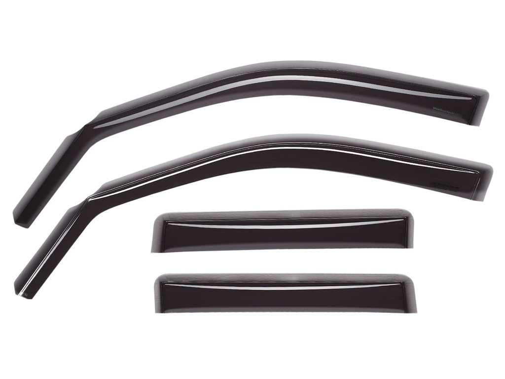 [86426] WeatherTech Side Window Deflector - Front &amp; Rear Set - Silverado/Sierra (2007-2013) Extended Cab 
