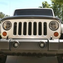 Rugged Ridge Square Fog Light Mount Brackets - Jeep Wrangler JK