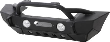 Smittybilt XRC Gen2 Front Bumper with Winch Plate - Black Textured - Jeep Wrangler JK