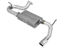 aFe Power Scorpion 2.5&quot; Aluminized Axle-Back Exhaust System with Polished Tip 2 &amp; 4 DOORS - Jeep Wrangler JK V6-3.8/3.6L  ( 2012 - 2018 )