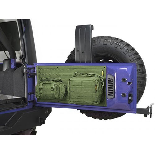 Smittybilt G.E.A.R. Tailgate Cover, Olive Drab - Jeep Wrangler JK
