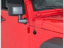 Drake Off Road Black Billet Aluminum Antenna - Jeep Wrangler JK