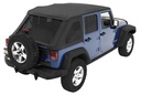 Bestop Trektop NX Black Diamond Complete Replacement Soft Top - Jeep Wrangler JK 4-Door