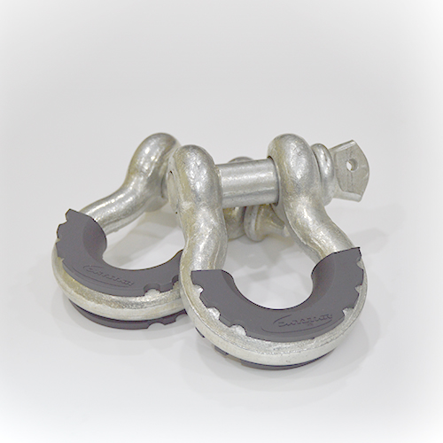 Paramount D-Ring Shackle (4.75 Ton) + Daystar D-ring Isolator - Pair - Universal