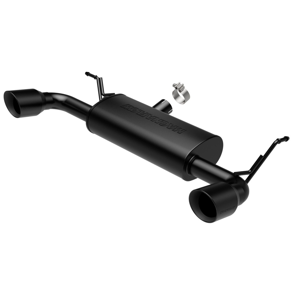 MagnaFlow Performance &quot;Black Series&quot; Axle Back Exhaust System - Jeep Wrangler JK ( 2007 - 2018 )