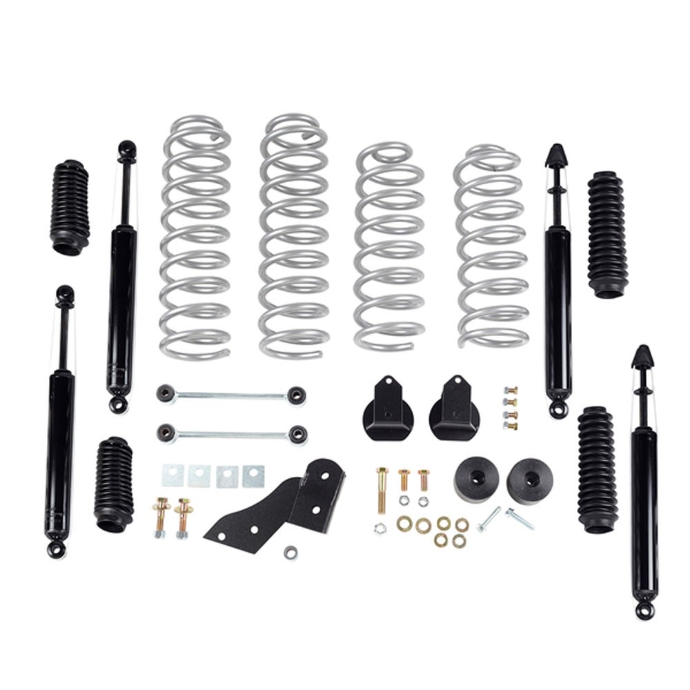 Rubicon Express 2.5 Inch Standard Coil Lift Kit with Twin Tube Shocks - Jeep Wrangler JK 2-Door