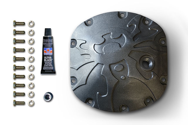[42-11-030] Poison Spyder Dana 30 Bombshell Front Differential Cover - Jeep Wrangler JK