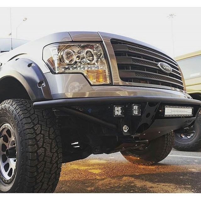 [F09URDS-TX] N-Fab RDS Front Bumper with Aluminum Skid Plate (No Upper Radius Mount) - FORD F-150 ( 2009 - 2014 ) 