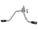 [49-44071-B] aFe Power MACH Force-Xp 3&quot; 409 Stainless Steel Cat-Back Exhaust System w/Black Tips ( Dual Side Exit ) - Silverado/Sierra ( 2009 - 2018 )]