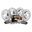 [K6769-36] Power Stop (Front &amp; Rear) Z36 Extreme Performance Truck &amp; Tow Brake Kit - Nissan Patrol Y62 ( 2010 - 2018 ) 