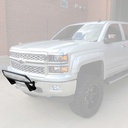 [C1430OR-TX] N-Fab Front Bumper Textured Black Off-Road Light Bar (Up to 30&quot; LED Light Bar) - Chevy Silverado 1500 ( 2014 - 2018 ) 