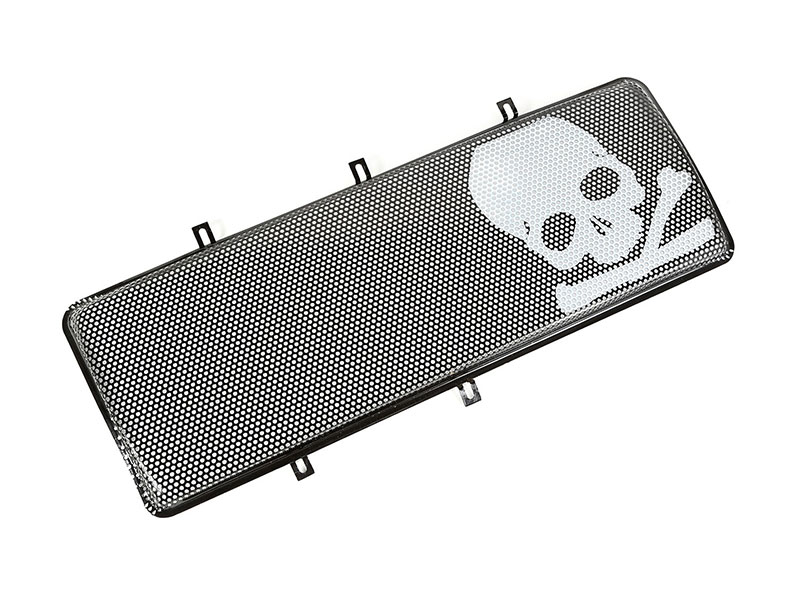 [12034.23] Rugged Ridge Spartan Grille Skull and Crossbones Insert - Jeep Wrangler ( 2007 - 2018 )