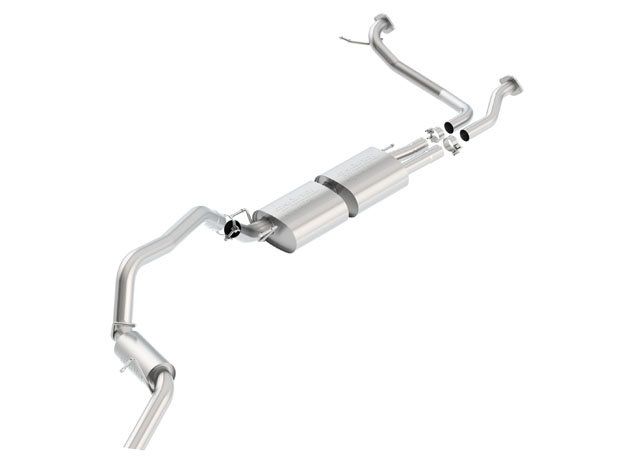 Borla (130654) Touring Cat-Back &amp; Axle-Back Exhaust System ( Single Right Rear Exit ) - Nissan Patrol Y62 - 5.6L Automatic Trans (2010-2022)