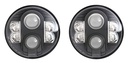 [EXP76402P] Pro Comp Explorer 7 Inch Round LED Headlamps (Clear) - Jeep Wrangler JK ( 2007 - 2018 )