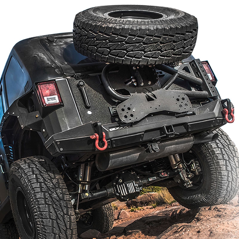 Smittybilt Slant Back Tire Mount - Jeep Wrangler JK ( 2007 - 2018 )
