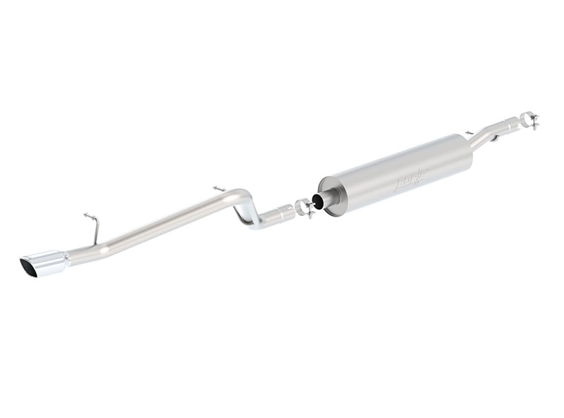 [140479] Borla (140479) &quot;Dirt Sport&quot; S-Type Cat-Back Exhaust System (Single Left Rear Exit) 4 Door - Jeep Wrangler Unlimited JK 4-Door ( 2012 - 2018 )