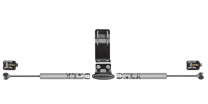 [RE1001M] Rubicon Express Dual Steering Stabilizer - Jeep Wrangler JK ( 2007 - 2018 ) 