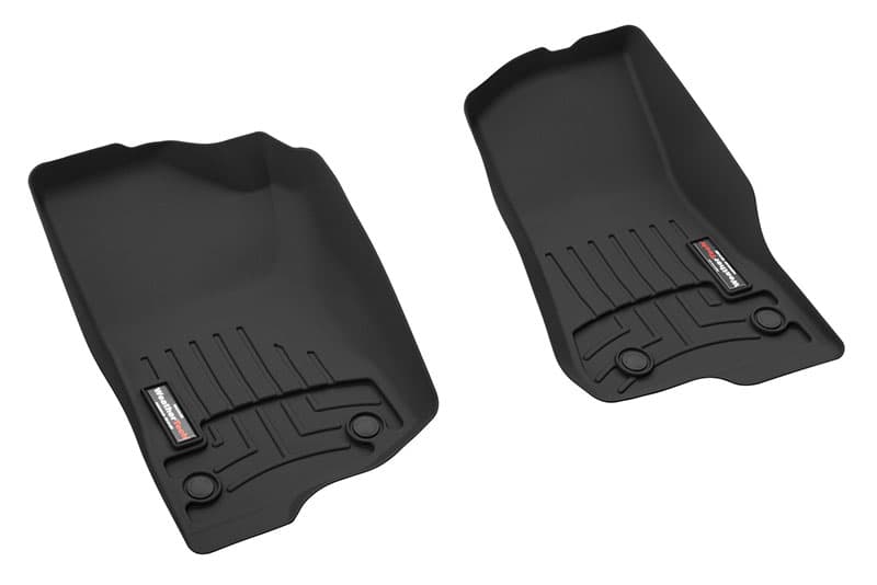 [4413131] WeatherTech DigitalFit Front Floor Liners (Black) - Jeep Wrangler JL ( 2018 - 2019 )